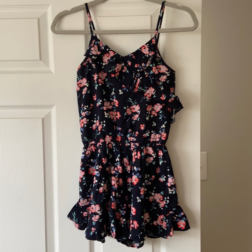 Abercrombie Kids Floral Romper - sz 13/14